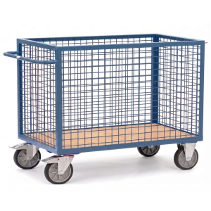 Carucior placat cu plasa de sarma 4 pereti
