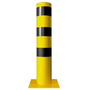 Stalp metalic de protectie / Bolard metalic- prindere pe beton  - D160 mm